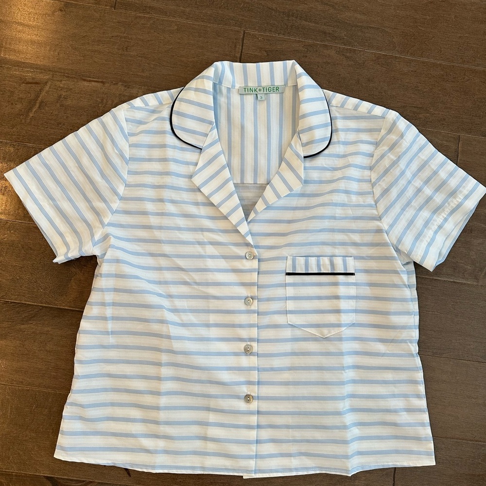Striped women’s PJ Top